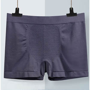 Vente en gros de caleçons longs sexy en coton avec ceinture personnalisée pour homme 27s sous-vêtements respirants pour hommes - Product Image 3