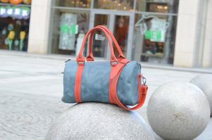 กระเป๋าดัฟเฟิลหนังแท้สำหรับผู้ชายกระเป๋าเดินทางสะพายไหล่ความจุขนาดใหญ่สำหรับเล่นกีฬายิมค้างคืนสุดสัปดาห์ LDB-0075 - Product Image 6