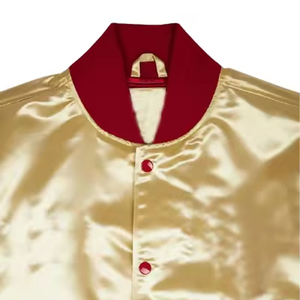 2026 meilleure vente nouveau personnalisé printemps broderie Souvenir luxe Satin vol hommes Baseball vestes pour hommes vestes - Product Image 4