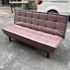 Modern 1.8m Convertible <b>Sofa</b> <b>Bed</b> HOBS01N Brown with Reclining and Foldable Features for Living Room and Gym Home Furniture - Product Image 6
