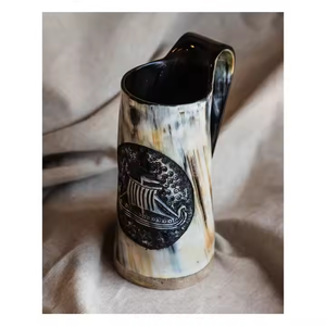 Vajilla de Lujo Premium para el Hogar y Bar, Jarras Originales de Cuerno para Cerveza y Café, Opciones de Servicio Disponibles para Exportación a Granel desde India - Product Image 5