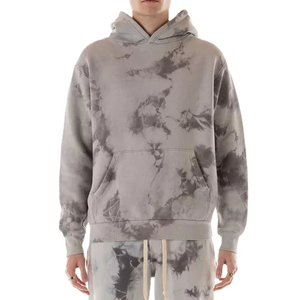 2024 sweats à capuche pour homme, 100% coton nouvelle mode cravate teinture Style pull sweat à capuche et pantalon ensemble hommes en gros bas prix - Product Image 6