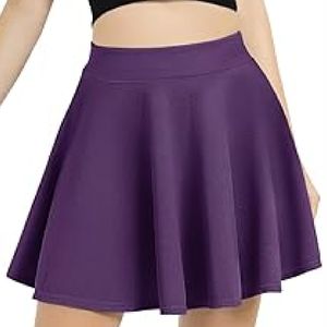 กระโปรงกีฬาเอวสูงสำหรับผู้หญิงกระโปรงเทนนิสระบายอากาศแห้งเร็ว - Product Image 3
