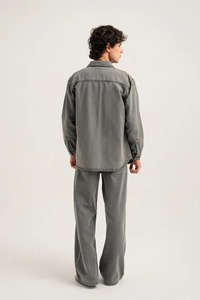 Chaqueta vaquera de lona de moda para hombre para ropa de invierno, cuello alto informal y formal, precio barato al por mayor - Product Image 5