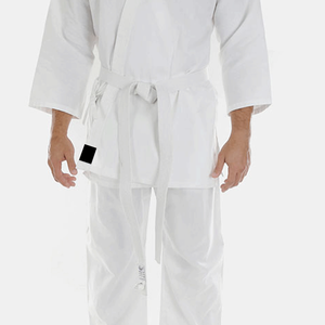 New Style Karate Uniform Customized Logo Martial Arts Wear Karate Uniform for Sale Soft Comfortable Long Sleeve Karate Uniform - Product Image 5