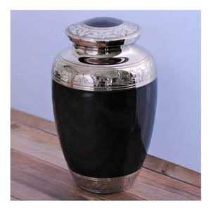 Urna de artesanía de nuevo diseño para personas, suministros funerarios, venta al por mayor, urna de aluminio, artesanía de cremación en India con calidad de exportación - Product Image 6