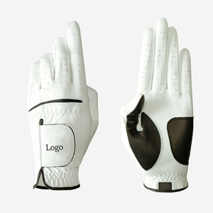 Gants de golf pour hommes de haute qualité, logo personnalisé, cuir Cabretta véritable, coupe-vent, imperméables, respirants, antidérapants, pour main gauche ou droite - Product Image 3