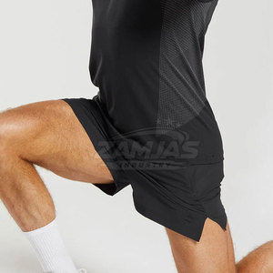 Short de course pour homme le plus vendu – Taille élastique, coton respirant, motif uni, dernier design, prix raisonnable - Product Image 4