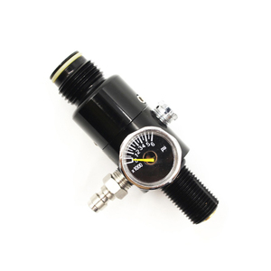 Regulador HPA ajustable para tanque de paintball 4500 psi 77ci 5 8 18 UNF G1 2 14 Presión de salida personalizada - Product Image 5