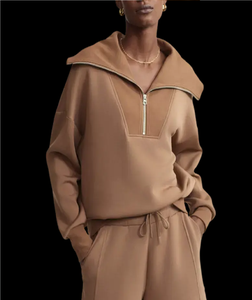 High Top Quality <b>Women</b> <b>Sweatshirt</b> Hoodies Casual Loose Vintage Cheap Price <b>Long</b> Sleeve Streetwear Crop Breathable <b>Sweatshirt</b> - Product Image 1