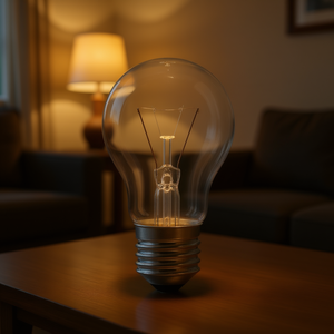 Bombilla Incandescente Estándar Clara de 40W, 125-130V - Product Image 3