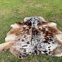 Full Hide Natural Cow Skins Große echte Leder rinder häute Echtes Rindsleder Teppich Haar auf