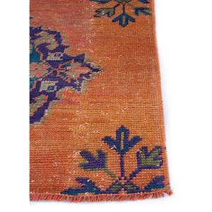 Vintage Jaipur Rugs US Pae-2504 <b>Red</b> Orange Hand Knotted Wool Large Area Medallion Pattern 9x12 for Home Living Room Decorations - Product Image 4