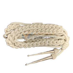 Aiguillettes formelles pour vestes, manteaux et événements spéciaux  Aiguillettes tressées élégantes pour usage cérémonial et costumé - Product Image 1