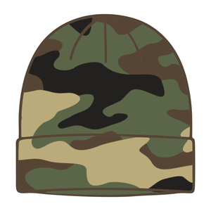 Bonnet en tricot camouflage pour sororité grecque, rose et vert, pour femmes, vêtements décontractés élégants pour l'hiver - Product Image 6