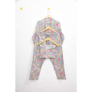 Conjunto de Pijama de Algodón para Mujer, Precio de Mayoreo Premium, Diseño Bohemio, Ropa de Dormir Cómoda para Mujer - Product Image 4