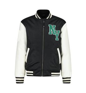 Chaqueta universitaria de satén de alta calidad para niños y hombres, la mejor chaqueta de estilo de moda bordada, chaqueta de béisbol personalizada - Product Image 1