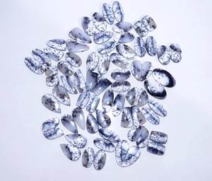 โอปอลคู่อัญมณีทรงหลังเบี้ย Dendrite ธรรมชาติอัญมณีหลวมทั้งหมดผสมรูปร่างและขนาด Dendrite โอปอลคู่อัญมณีสำหรับใช้ทำเครื่องประดับ - Product Image 4