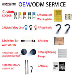 Échelle télescopique en aluminium à crochet supérieur 20 pieds Mécanisme télescopique Robuste - Product Image 3