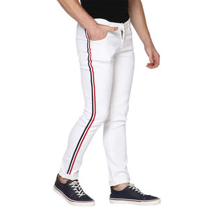 Custom High Quality Men's <b>Jeans</b> Pants Lightweight Solid Color Style with New Design Comfortable Pants Made In Pakistan - Product Image 3