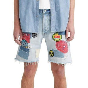 Nouveau short en jean de haute qualité pour hommes et vêtements de course Style unique Couleur différente Summer Wear Denim Shorts - Product Image 1