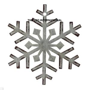 Fer métal police forme noël mur Art fantaisie Style fait à la main noël décoration murale luxe maison mur Art - Product Image 3