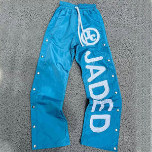 Pantalon de survêtement décontracté en coton premium, design personnalisé, vintage, luxe, effet vieilli, poids lourd, fermeture à cordon, écologique - Product Image 5