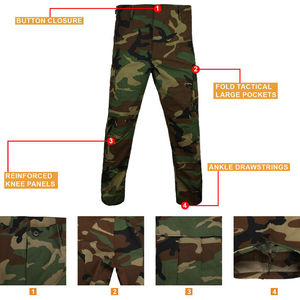 Tendance Mode Imperméable Respirant Camo Tactique Uniforme Ensemble Personnalisé Couleur/Logo Polyester/Coton Unisexe Garde Uniformes - Product Image 5