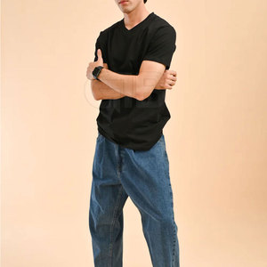 Nouveauté T-shirt couleur pour hommes T-shirt à logo imprimé en gros T-shirt pour hommes T-shirt de haute qualité pour hommes à vendre - Product Image 3