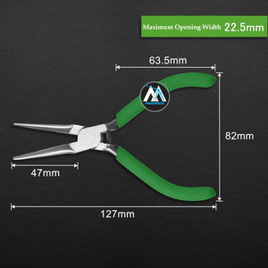 Mini Alicates de punta de aguja, abalorios de joyería y herramienta de artesanía de alambre - Product Image 5