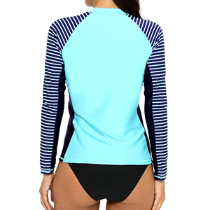 Wholesale Price Solid Color Quick Dry Women Rash Guard Best Selling Product <b>Low</b> MOQ Women Rash Guard With All Size Available - Product Image 6