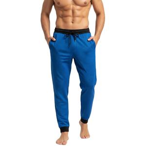 Jogging pour hommes conçus pour la salle de sport et les activités de plein air, tissu extensible doux, taille élastique, fabrication OEM personnalisée, export. - Product Image 2