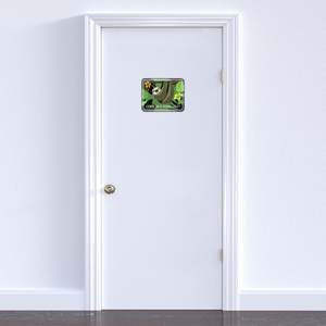 ป้ายโลหะรูปสลอธสำหรับตกแต่งบ้าน ใช้ตกแต่งบ้านและเป็นที่แขวนได้ - Product Image 1