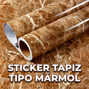 Adesivi in PVC Impermeabili Effetto Marmo dal Design Moderno per Rinnovamento Mobili da Cucina, Novità per Natale, Capodanno e Compleanni - Product Image 1