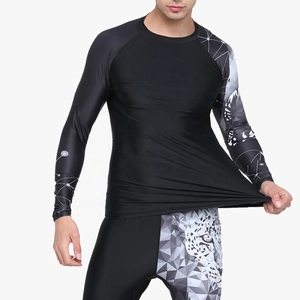 3D séchage rapide Bjj RashGuard Sublimation Animal MmA Rashguard respirant Compression Gym Fitness T-Shirts USA taille Rash Guard hommes - Product Image 1