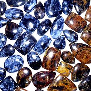 พีเตอร์ไซต์ธรรมชาติ อัญมณีหลวม ขายส่ง พีเตอร์ไซต์ธรรมชาติ อัญมณีคาโบชอง อัญมณีที่สวยงามสําหรับทําเครื่องประดับ - Product Image 3