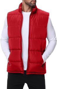 Casual Winter Puffer <b>Jacket</b> with Stand Collar and Zipper Closure <b>Canvas</b> Quilted <b>Jacket</b> OEM Service Available - Product Image 4