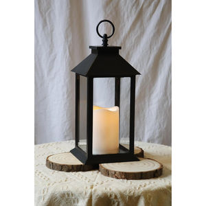 Wholesale Modern Iron Decorative <b>Candle</b> <b>Lanterns</b> Black Christmas <b>Outdoor</b> Indoor Home Decor Tabletop Supplier - Product Image 1