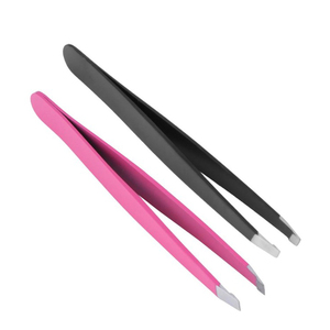 Pince à épiler volume d'extension de cils en or rose chaud personnalisé de marque privée stock en vrac en gros - Product Image 3