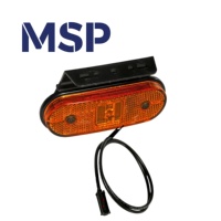 2364-Aspock FLATPOINT II LED - Fixation 90deg avant-Connexion P & R avec câble de 1,5 m-Pièces de remorque MSP Export