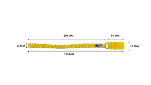 No.16 Bracelet canne canne en nylon kaki clair - Product Image 3