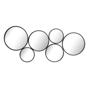 Good Selling Iron Mirror Art Irregular Circular Living Room <b>Metal</b> <b>Frame</b> Wall Mirror Decor Christmas Vintage Luxury Space Casual - Product Image 1