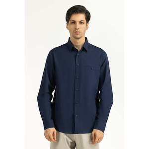 Camisas Casuales de Hombre en Tela Popelina 100% Algodón, Estilo Business con Doble Botonadura, Antiarrugas, Corte Regular - ODM MN-CS-WS25-273 - Product Image 4