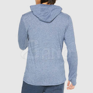 2024 hombres gimnasio Fitness sudaderas fábrica al por mayor algodón poliéster personalizable Logo cremallera diseño venta en línea - Product Image 3