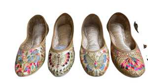 Jutti กลางแจ้งน้ำหนักเบารองเท้าแตะส้นแบนแบบสวมหัวปิดนิ้วเท้าด้วยผ้าฝ้ายด้านบนและพื้นรองเท้ากันกระแทก - Product Image 3