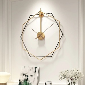 Top-Selling Black & Gold Decorative Wall <b>Clock</b>, Luxury Home Decorative Silent Large Wall <b>Clock</b> for Living Room & Wedding Gift - Product Image 2
