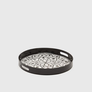 Bandeja redonda de Metal, Blanca - Product Image 3