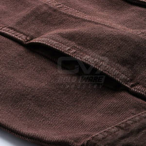 2025 couleur unie tenue décontracté hommes jean veste Streetwear nouvelle mode confortable hommes jean veste - Product Image 6