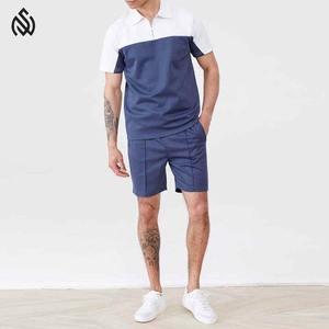 Conjunto de polo corto ajustado de la mejor calidad, conjuntos de verano para hombre, camisas de manga con media parte inferior corta activa para ropa de verano - Product Image 1