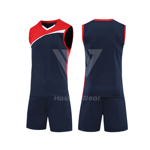 เครื่องแบบวอลเลย์บอลสำหรับผู้ชายเครื่องแบบวอลเลย์บอลแขนสั้นพิมพ์ลายไซส์พิเศษ - Product Image 5